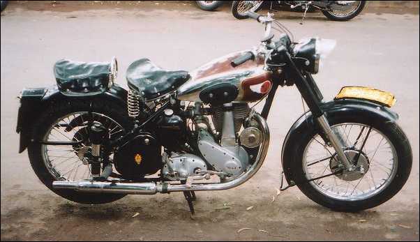 classic bsa motorcycle part detail